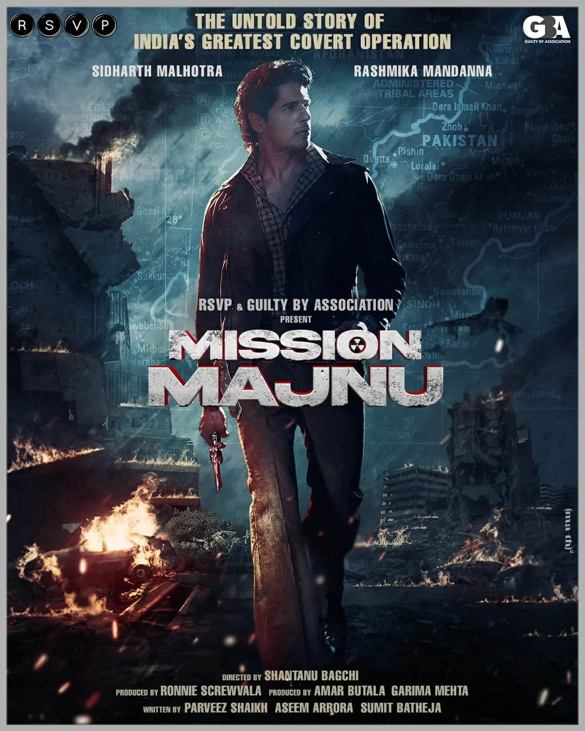 Mission Majnu (2023) poster