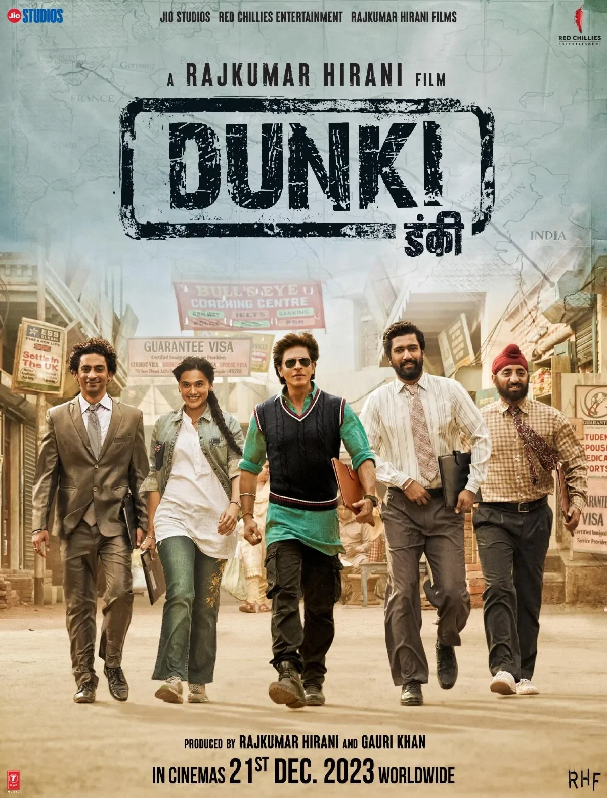 Dunki (2023) poster