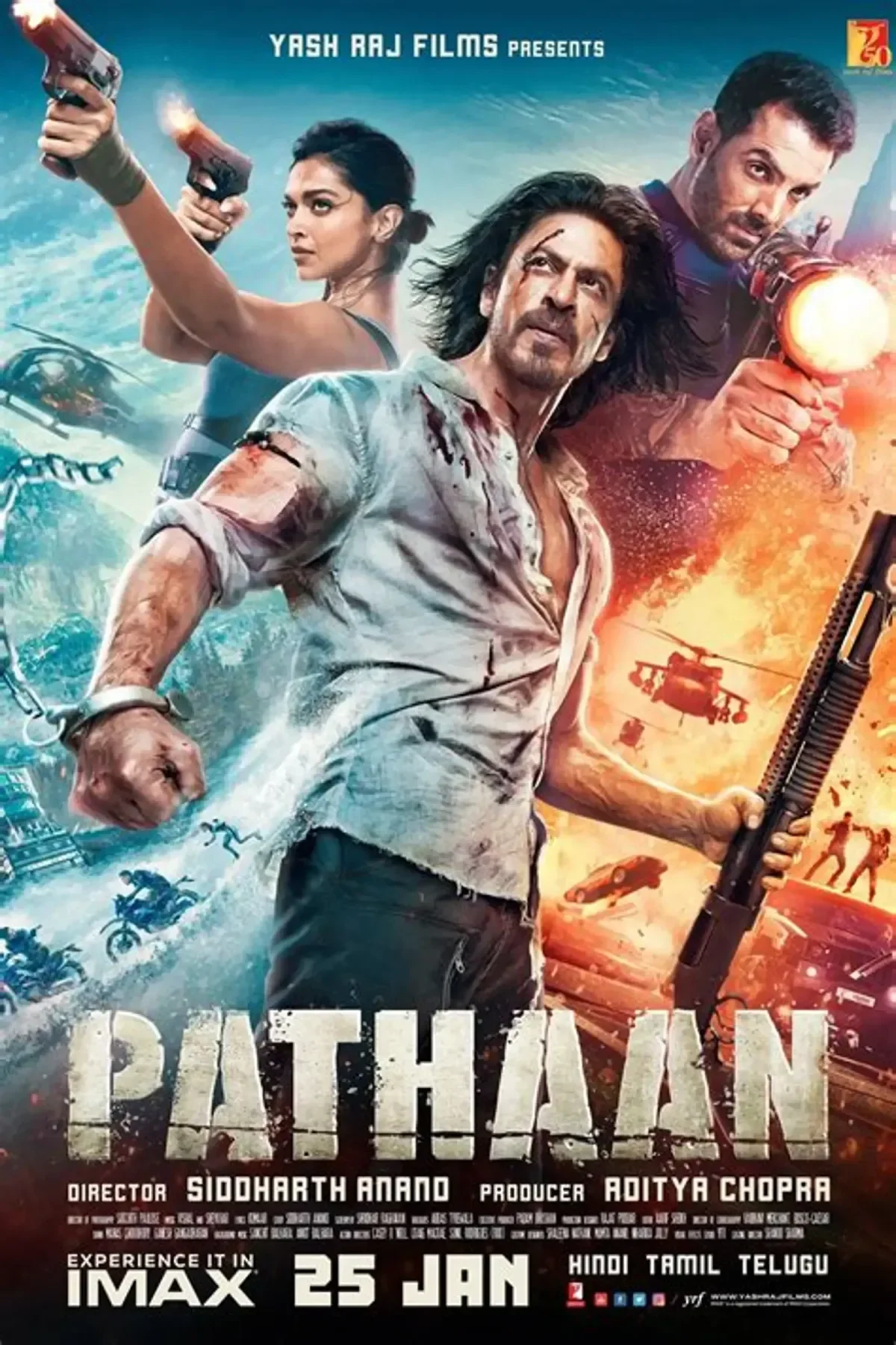 Pathaan (2023) poster
